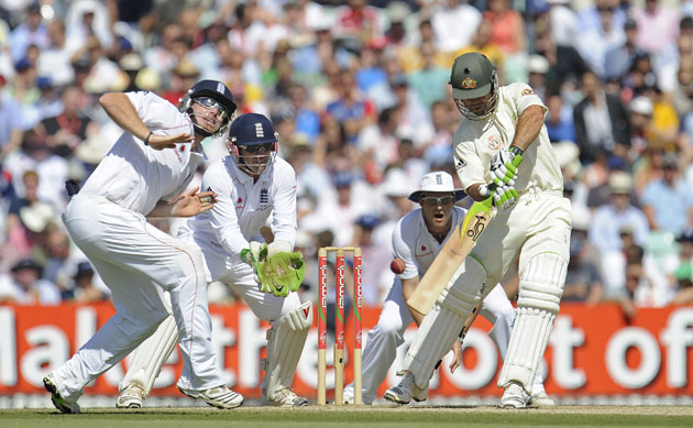 Ashes: 5th Test Day 4: Ponting for four
