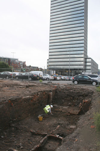 Summer digs: Excavations at Co-op headquarters Manchester