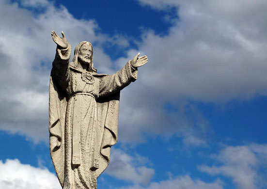 James Caws: He loads the clouds with moisture; he scatters his lightning through them