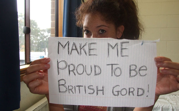 Messages to Copenhagen: I wanna be proud to be British Gord