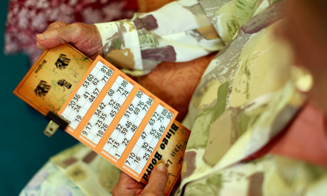 Playing bingo in Barnet