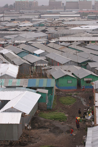 Kenya food crisis: Njenga Primary in the Mukuru Kwa Njenga slum in Nairobi