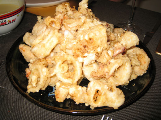 August kitchen clickalong: Finished fritto misto