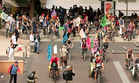 Bike Blog : Camp for Climate action : bikes-and-protests