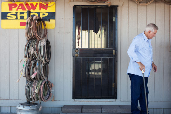 Route 66 Day 3: The Dollar Pawn shop in Winslow, Arizona