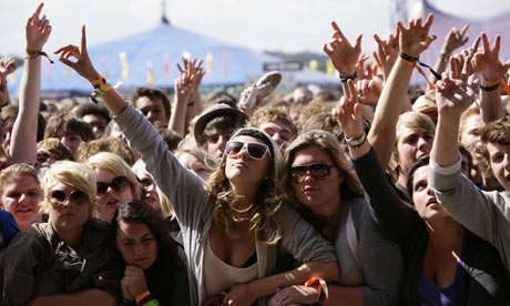 2009: The crowd at Reading Festival