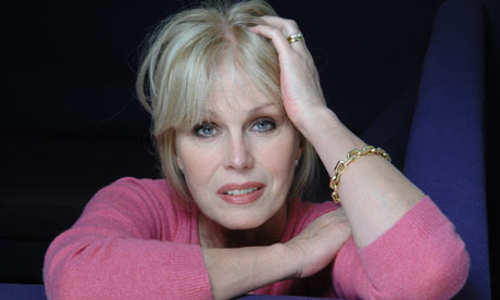 Joanna Lumley glides into the screening room Hallo lovely people