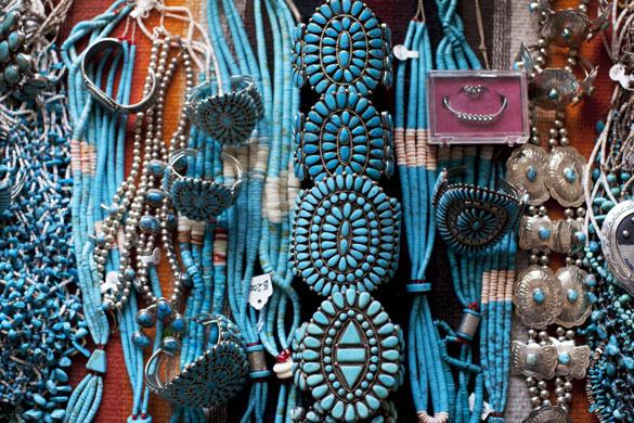 Route 66 Day 3: Jewellery in the Dollar Pawn Shop, Winslow, Arizona