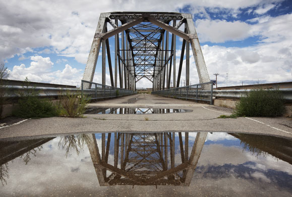 Route 66 Day 3: The disused Rio Puerco bridge (1933) on historic Route 66 near Albuquerque