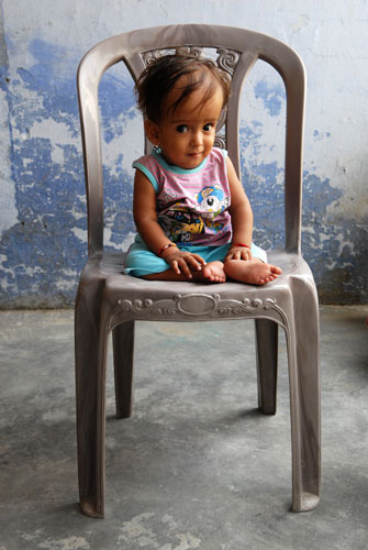  Baba Farid centre: Doni Choudhary being treated at the Baba Farid centre for Special Children