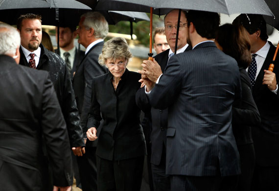 Edward Kennedy funeral: Jean Kennedy Smith arrives for the funeral service of her brother