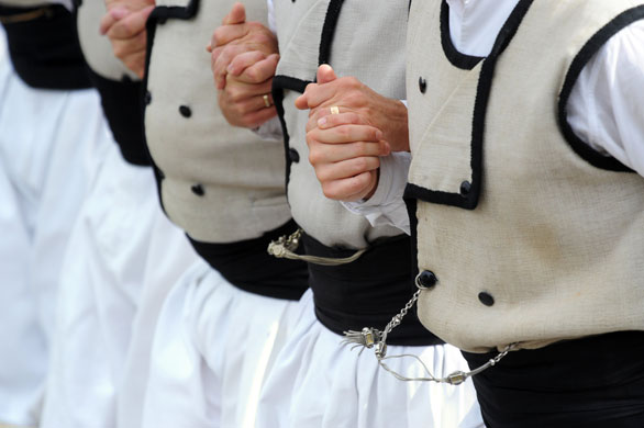 24 hours in pictures : Lorient, France: Breton dancers at the festival interceltique de Lorient 