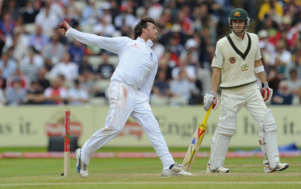 Tom Jenkins at the Ashes: cricket Test match