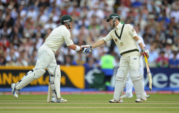 Tom Jenkins at the Ashes: cricket Test match