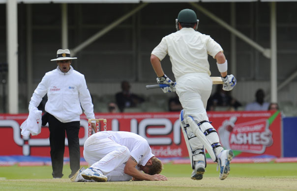 Tom Jenkins at the Ashes: cricket Test match