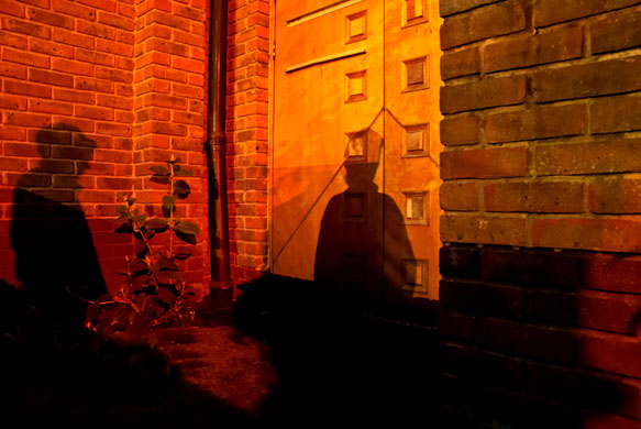 I see, you don't see: A shadow looms in a nightime doorway