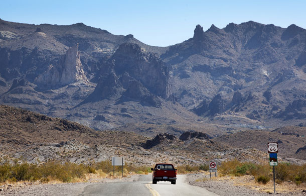 Route 66 Day 4: Route 66 near Oatman, Arizona