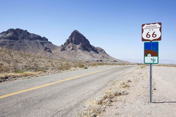 Route 66 Day 4: The road near Oatman, Arizona