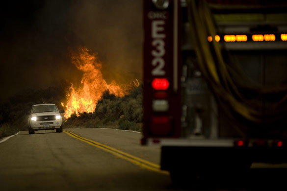 Los Angeles fire: The Station Fire in California