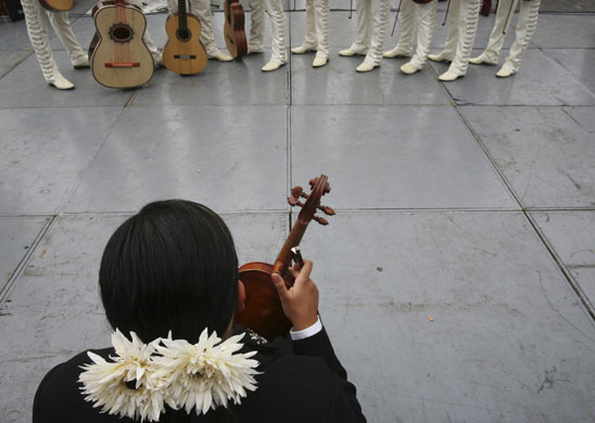 24 hours:  International Mariachi Festival in Las Cabanas, Guadalajara, Mexico