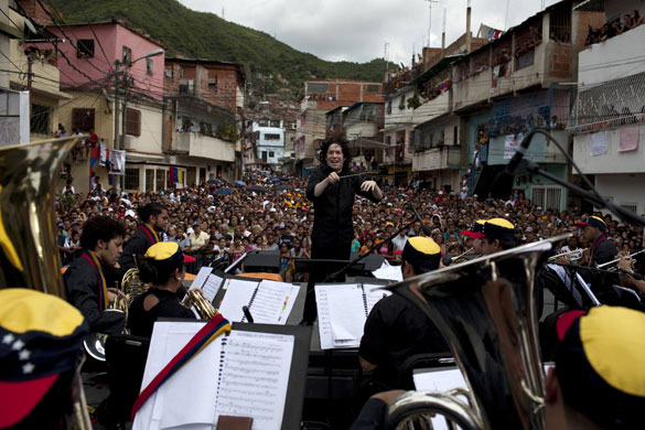 Eyewitness: Gustavo Dudamel conducts the Simon Bolivar Youth Symphonic Orchestra
