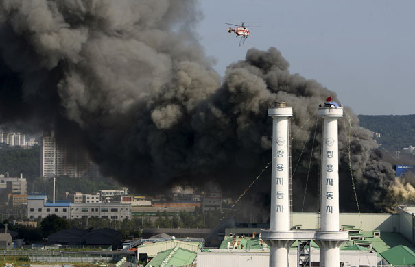 Ssangyong Motors: violent strike at Ssangyong Motors continues