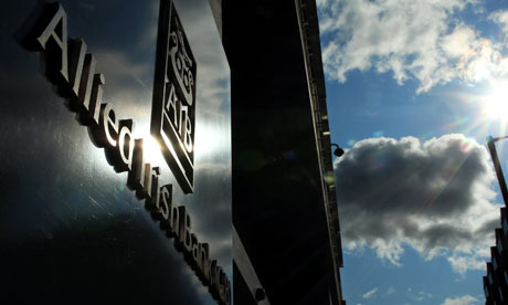An Allied Irish Banks branch in London.