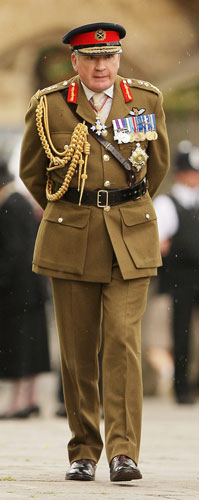 Harry Patch funeral: General Sir Richard Dannatt arrives for Harry Patch's funeral