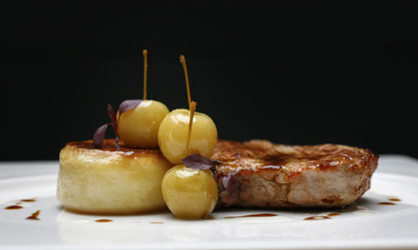 Pork chop with cider