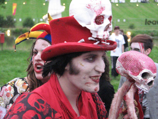 Big Chill zombies: Zombie gathering record attempt