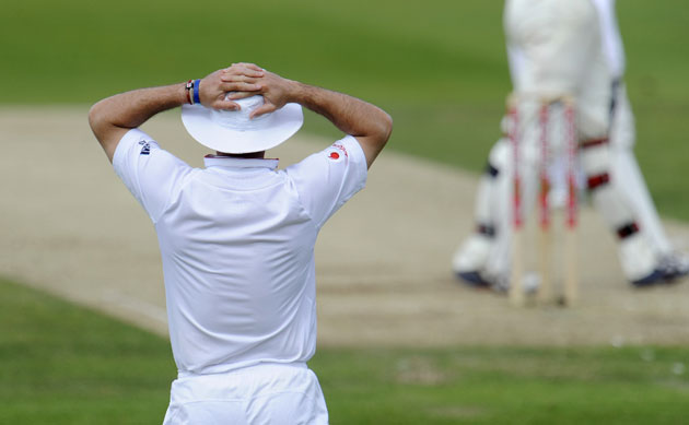 Tom Ashes 4th test day 2: Andrew Strauss looks on in frustration