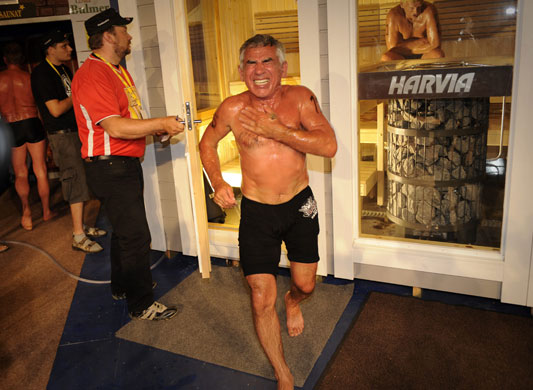 24 hours : Sauna World Championships  in Finland 