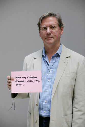 10:10 launch pledges: Tony Winlow holds his 10:10 pledge