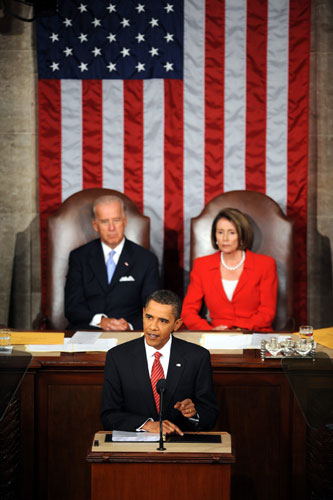 Bacack Obama healthcare: Barack Obama delivers remarks on healthcare to a joint session of Congress