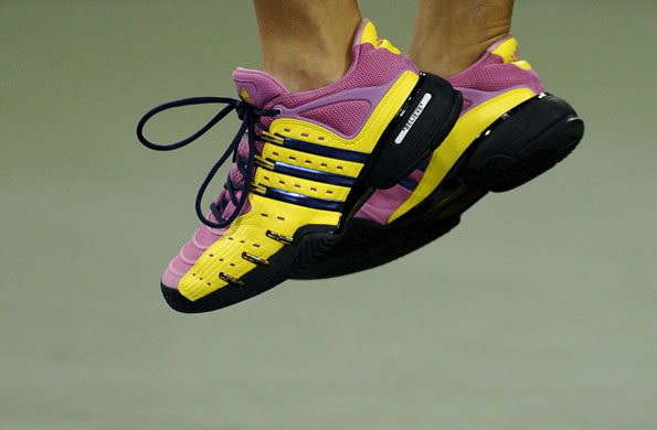 24sport: The shoes of United States' Melanie Oudin