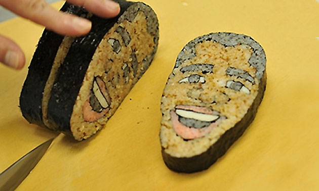 Food faces: Obama sushi