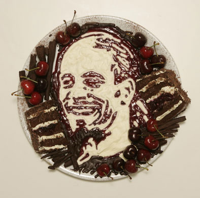 Food faces: Rio Ferdinand cake portrait