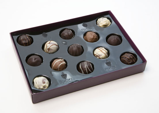 Dutchy vs Morrisons: Dutchy's Originals Organic Fruit And Liqueur Truffles