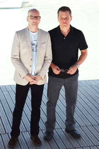 Venice film festival: Steven Soderbergh and Matt Damon 