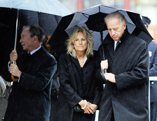 9/11 anniversary : US Vice President Joe Biden  at the 9/11 Eighth Anniversary Commemoration