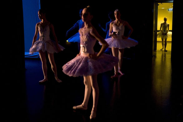 24 hours in pictures: Singapore: Contestants backstage at Genee International Ballet Competition