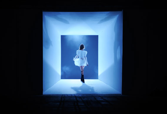 24 hours in pictures: New York City, US: Designer Alexander Wang's designs at Fashion Week