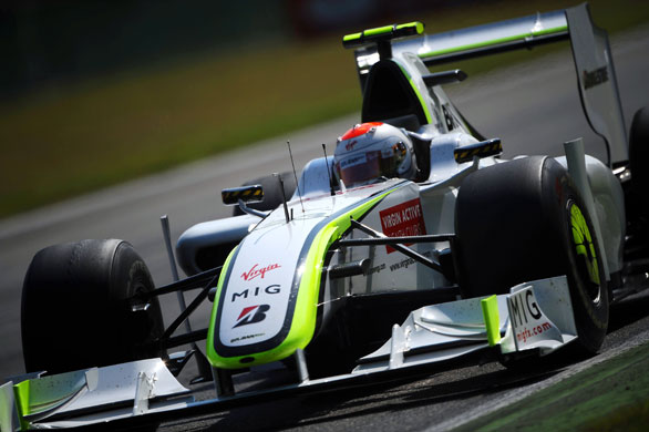 Italian Grand Prix 2009: Rubens Barrichello drives at the Autodromo Nazionale circuit 