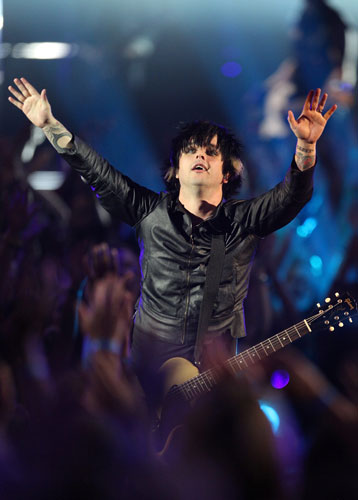 MTV Video awards 2009: Billie Joe Armstrong of Green Day performs at the 2009 MTV Video Awards