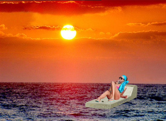 Tel Aviv Biennial 2009: Shelly Federman, part of her Separation Barrier artwork