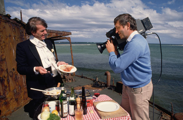 Keith Floyd: Keith Floyd Filming, Orkneys