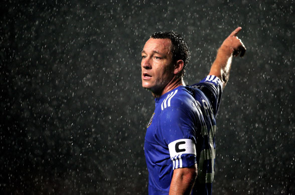 2 champions league: John Terry directs his defence