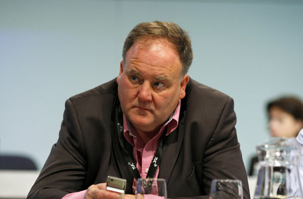 TUC conference: General Secretary of the CWU Hayes at TUC conference in Liverpool 