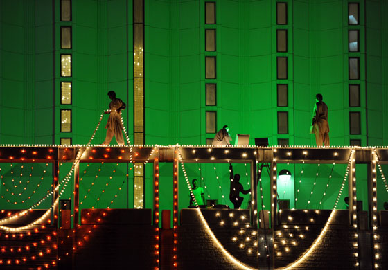 24 hours in pictures: Faisal mosque is decorated in Islamabad, Pakistan