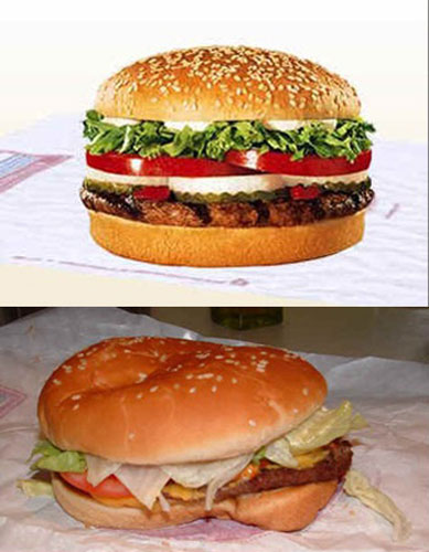 Burger King whopper